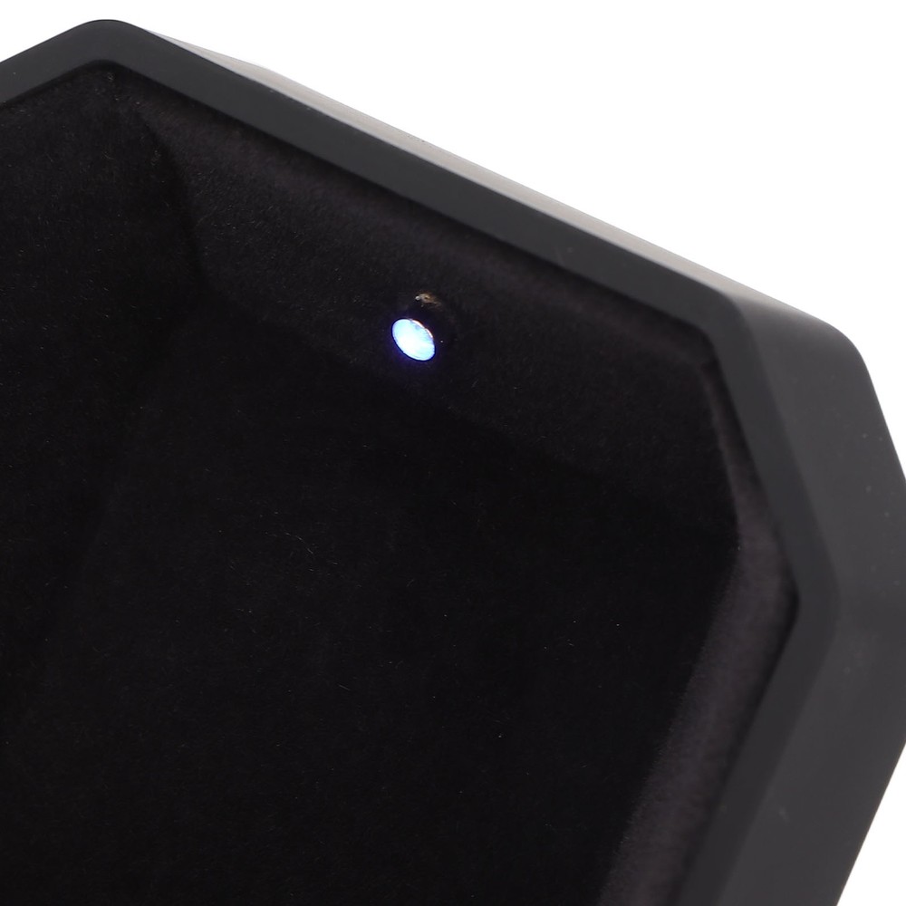 LED Lighted Jewelry Gift Box Earring Ear Stud Display Case For Proposal WT