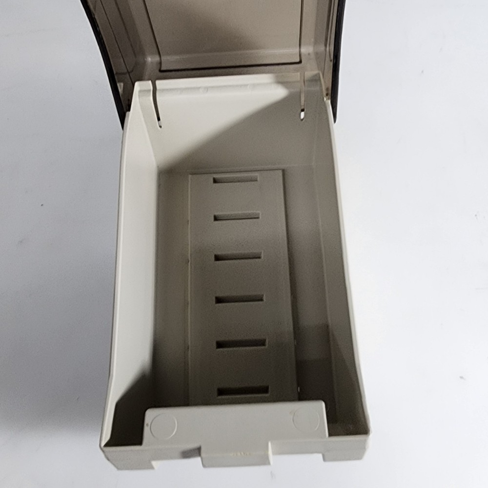 Vintage Tandy 3.5 Floppy Disk Holder File Box Storage