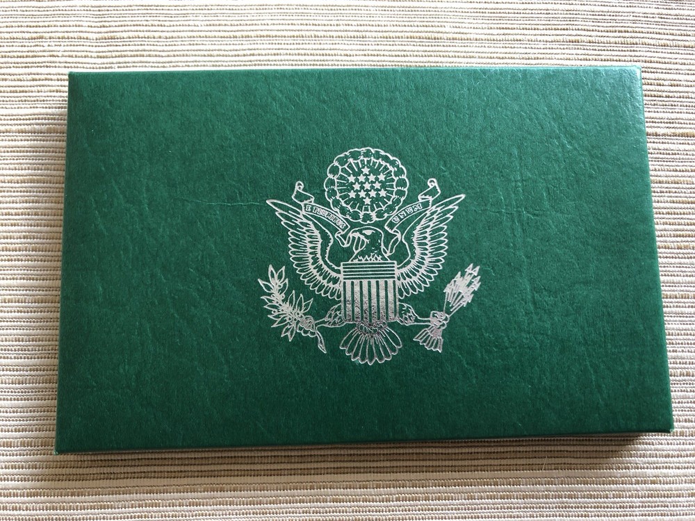 US MINT PROOF SETS 1994 - 1998 (5 SETS) GREEN BOXS WITH COA ~ MINT CONDITION