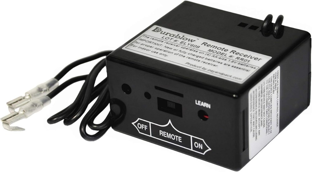 Wireless Gas Fireplace Remote with LCD Display and Automatic Temperature Control