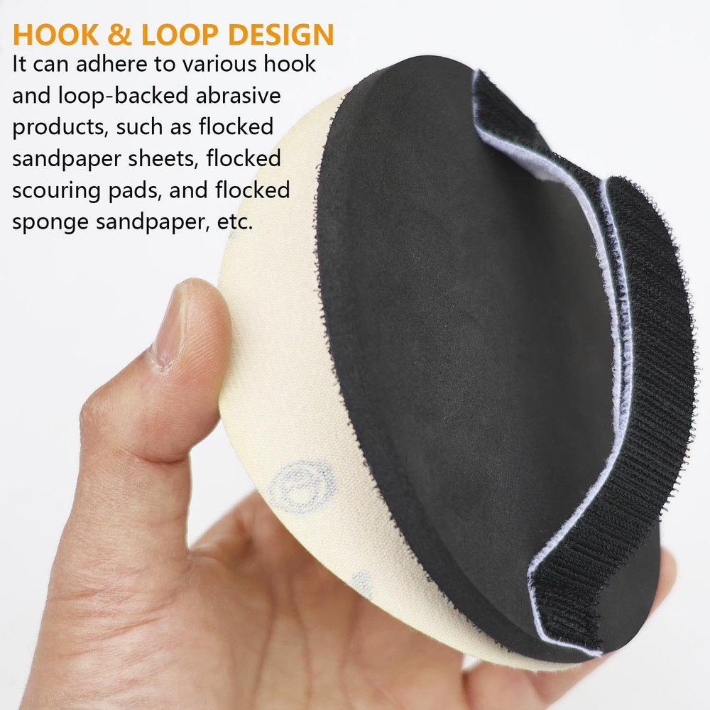 5" Multi-Use Hook and Loop Sanding Pad for Abrasive Discs