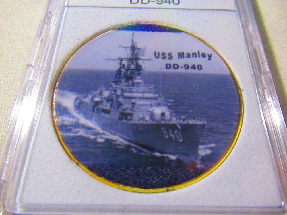 US NAVY - USS Manley DD-940 Challenge Coin