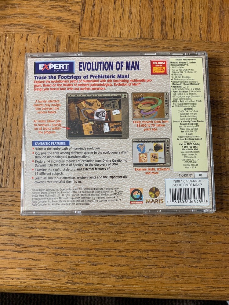 Evolution Of Man PC Cd
