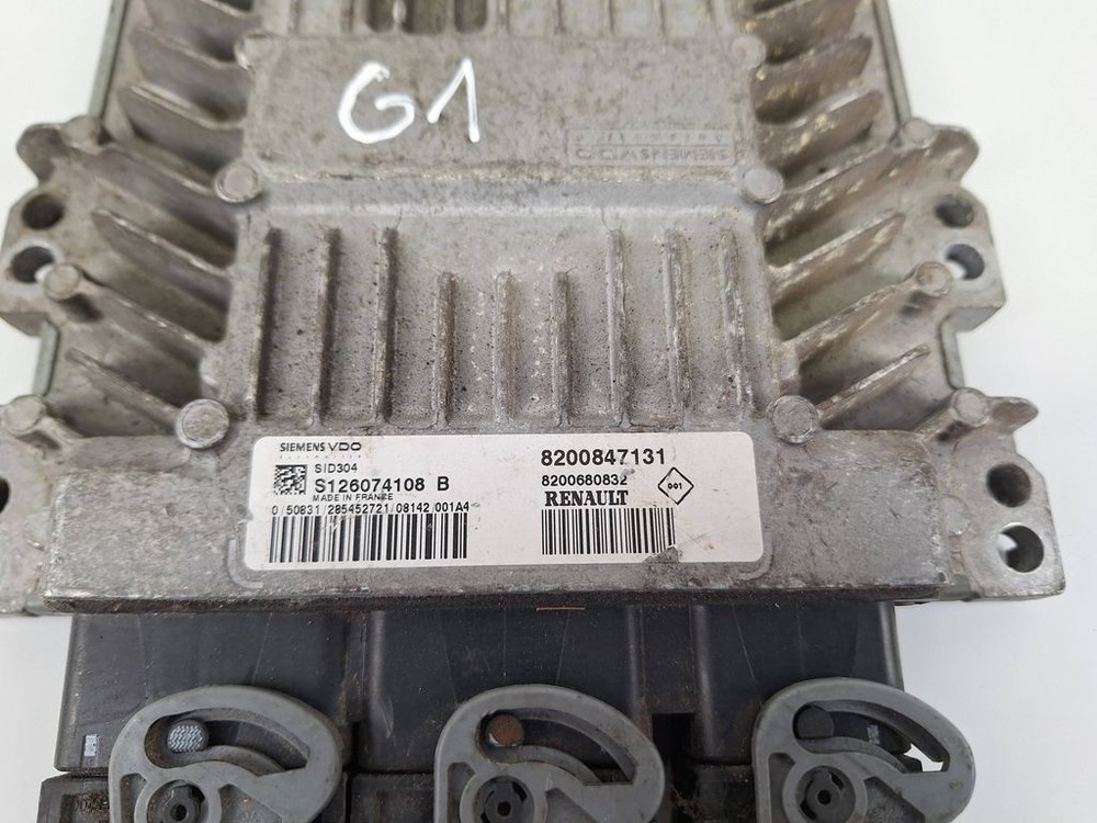 Renault Modus 2005 Engine Control Module 8200847131 BVV525 kW