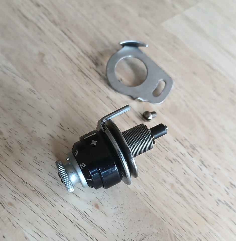 Original Singer 201-2 Sewing Machine Thread Tension Regulator & Bracket