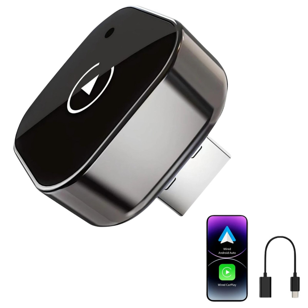 2026 2 in 1 Wireless CarPlay Adapter & Android Auto Wireless Adapter