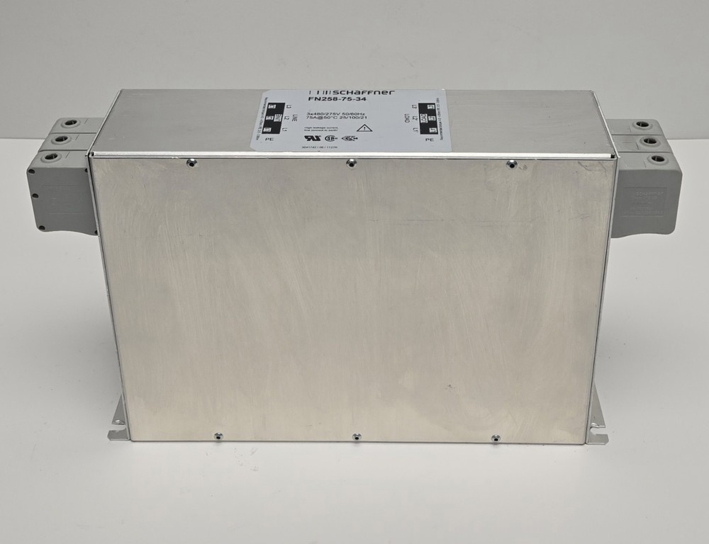 SCHAFFNER FN258-75-34 POWER LINE FILTER.