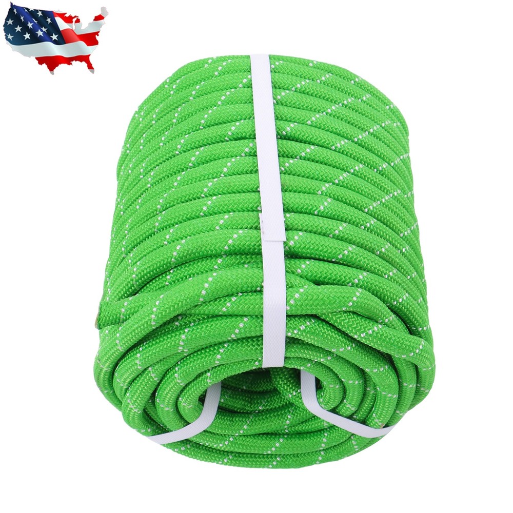 Pulling Rigging Line 1/2" × 125' Double Braided Polyester Arborist Bull Rope