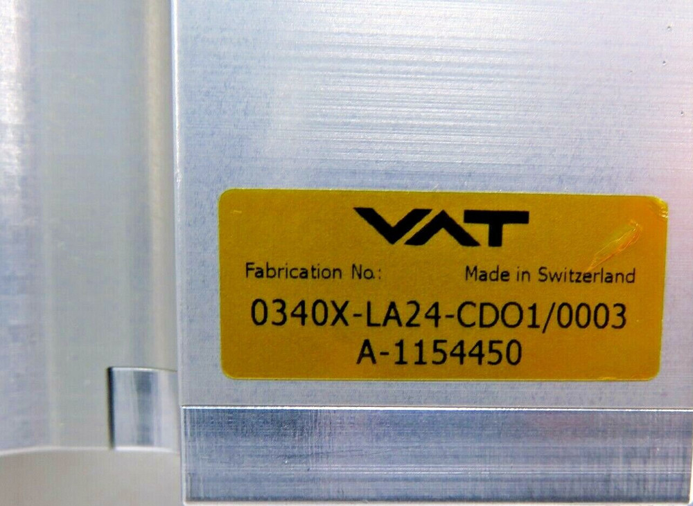VAT 0340X-LA24-CD01 Rectangular Gate Valve