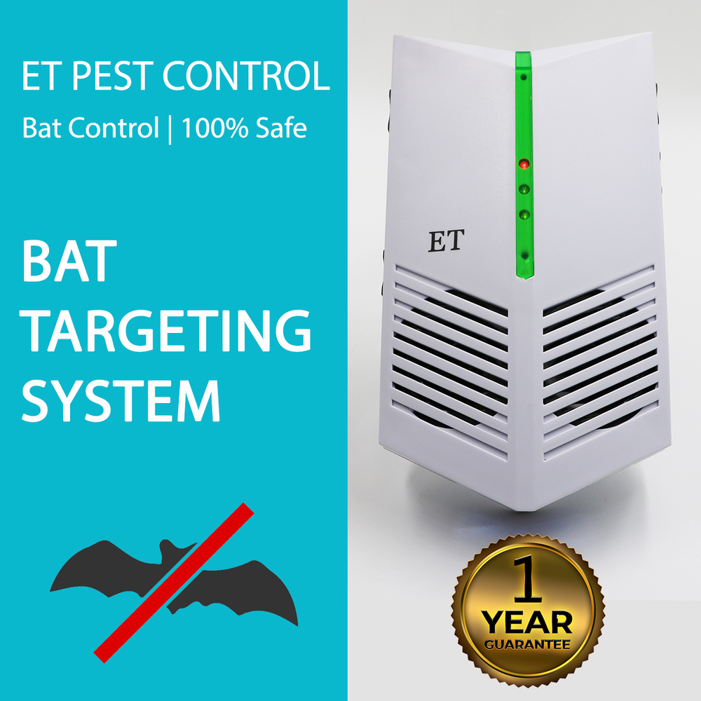 Bat Repeller | Bat Control | 100% Safe | ET Pest Control