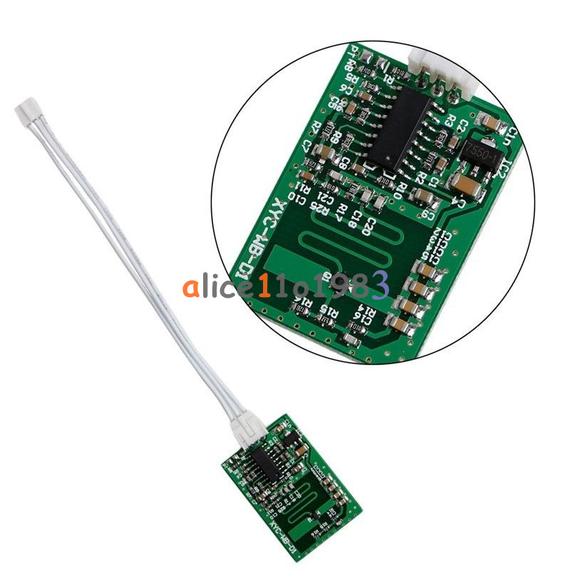 Sensor DC Microwave Radar Detector Module 3-8 M Control Home Light Switch Motion