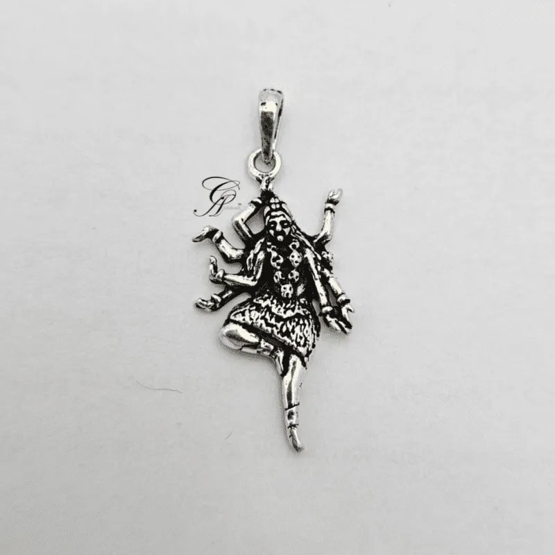 Kali Ma Solid Silver Pendant in 925 Silver 4gm (Approx)