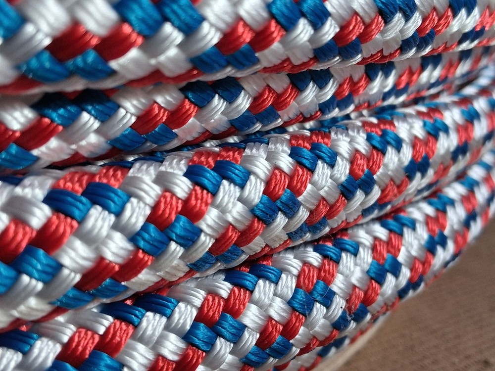 9/16 x 200 ft. Double Braid-Yacht Braid Polyester Rope. RWB