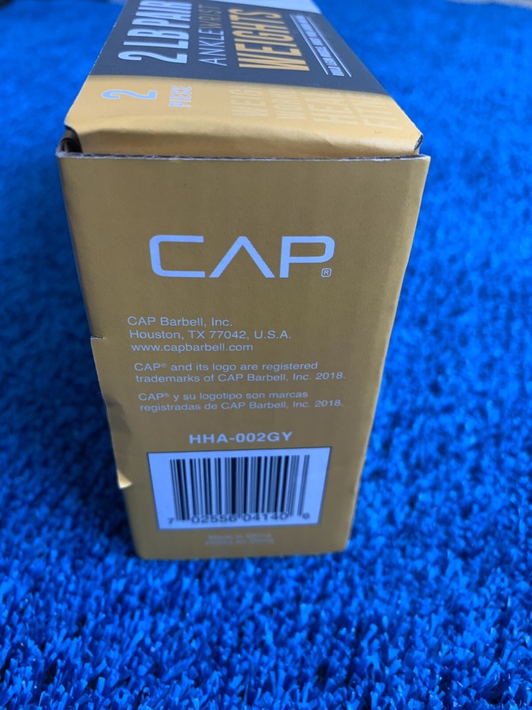 CAP 2lb Ankle or Wrist Weight Set (2lb. set: 2 weights (1lb. each))