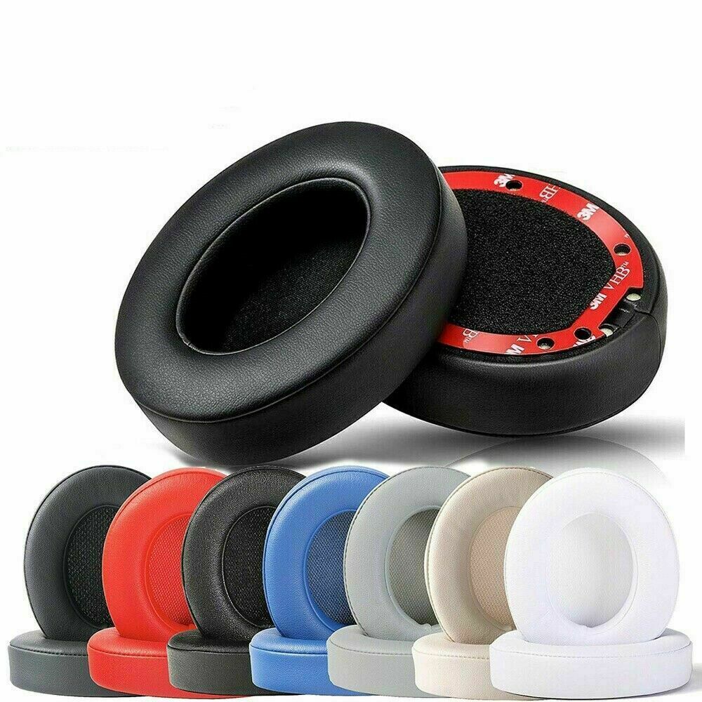 Replacement Cushions Ear Pads for Beats Studio 3 / Studio 2 Memory Foam Adhesive