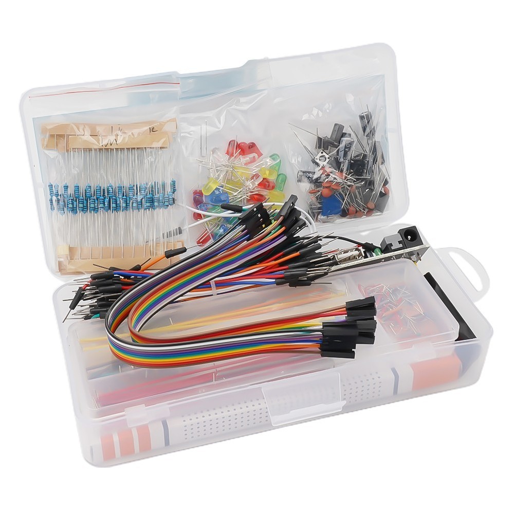 374pcs Electronic Component Set Assortment Ceramic Capacitors Industrial