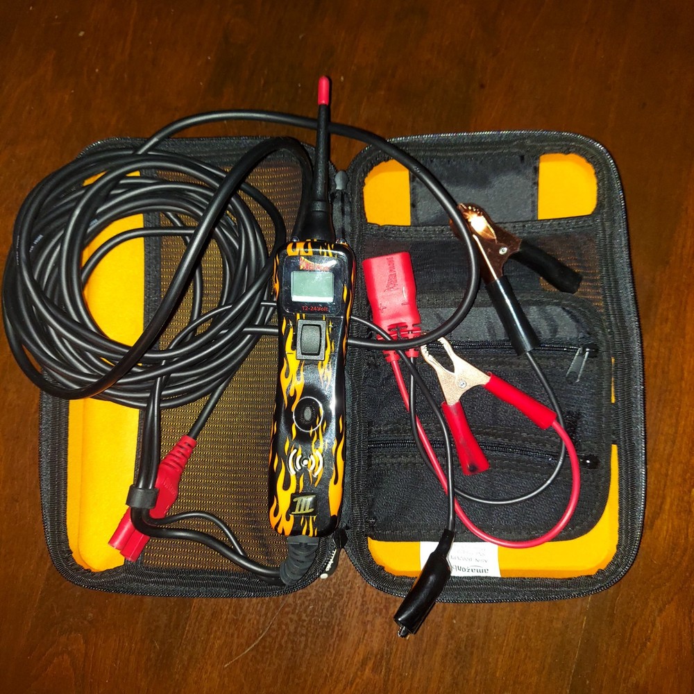 III Clamshell - [Car Automotive Diagnostic Test Tool, Digital Volt Meter, Fire