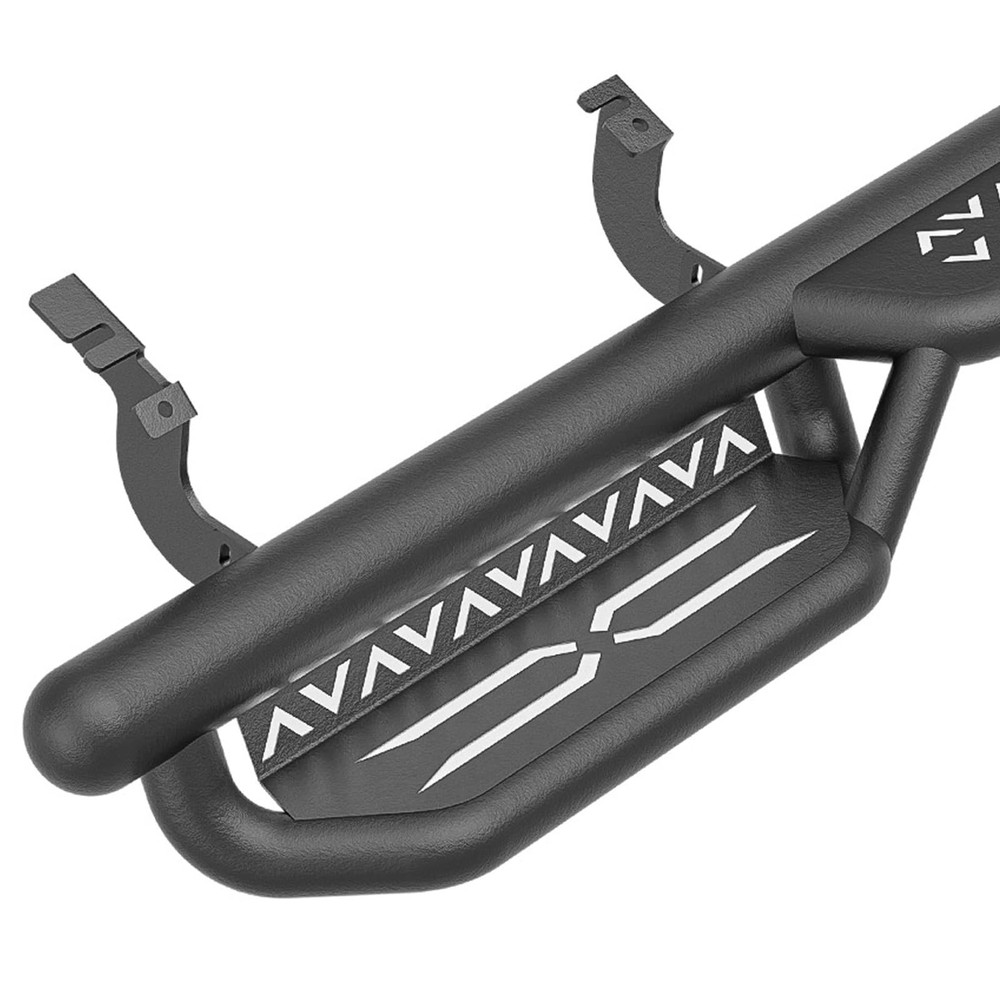 Double Cab Running Boards Compatible with Extended Cab Side Steps