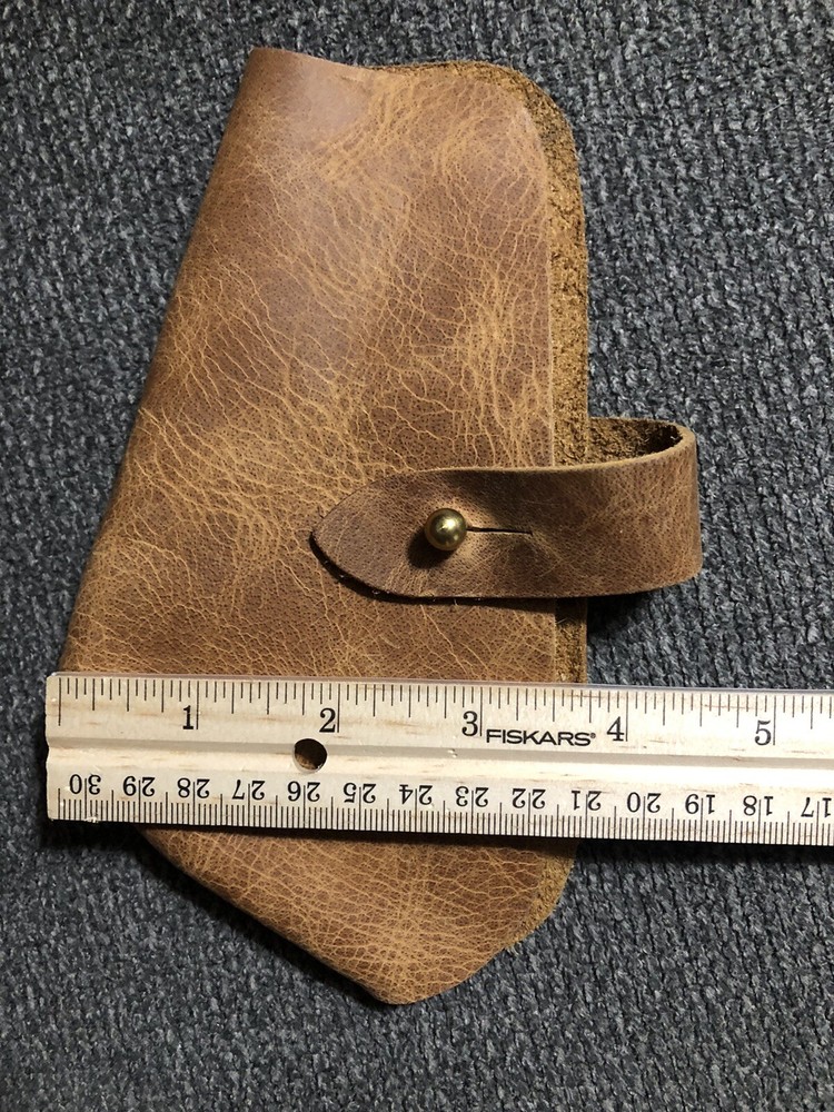 genuine Leather handcrafted muzzleloader Lock Cover