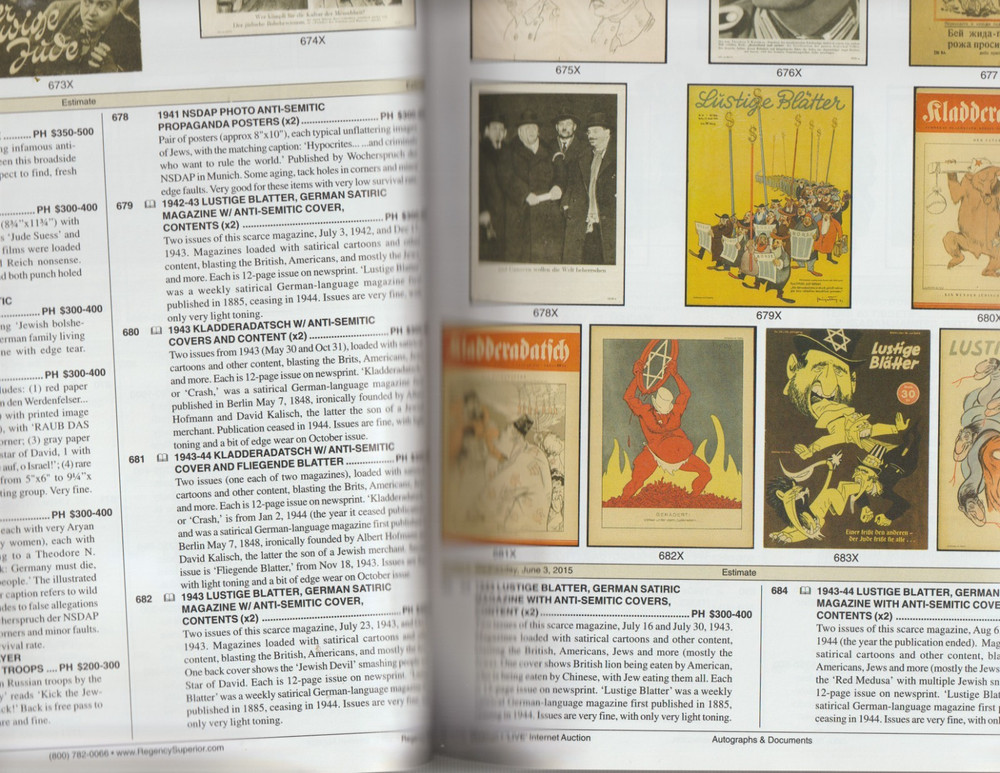 REGENCY SUPERIOR 2015 & 2016 SPACE-AUTOGRAPHS & STAMPS, 2 Catalogs, 4 Auctions.