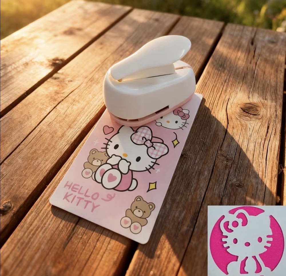 Hello Kitty Manual Embosser DIY Craft Tool Paper Embossing