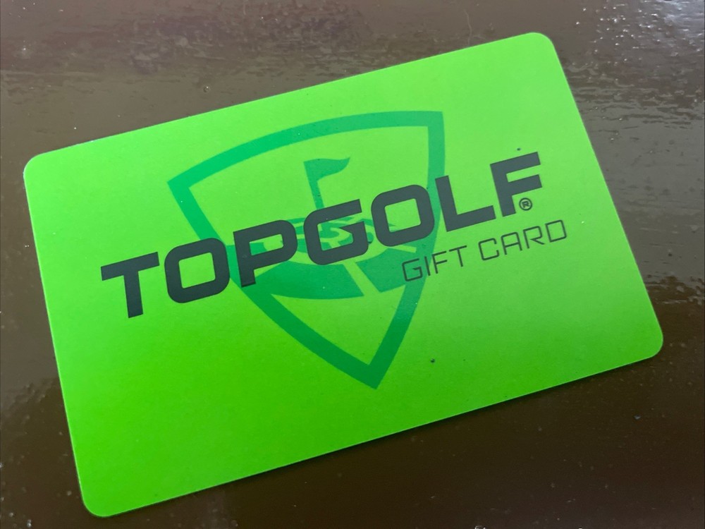 $100 Dollar Top Golf Gift Card Will Receive Physical Card