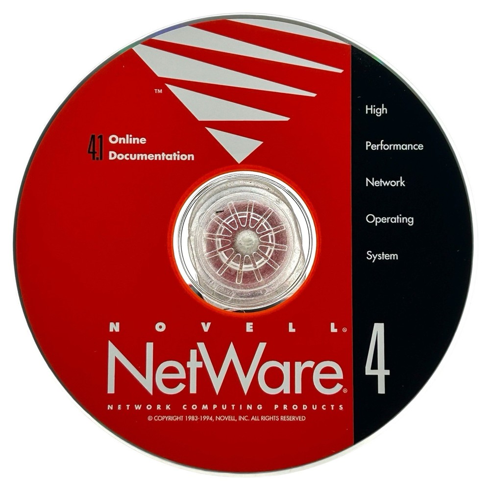 Novell NetWare 4.1 High Performance Network Operating System & Encyclopedia 1995