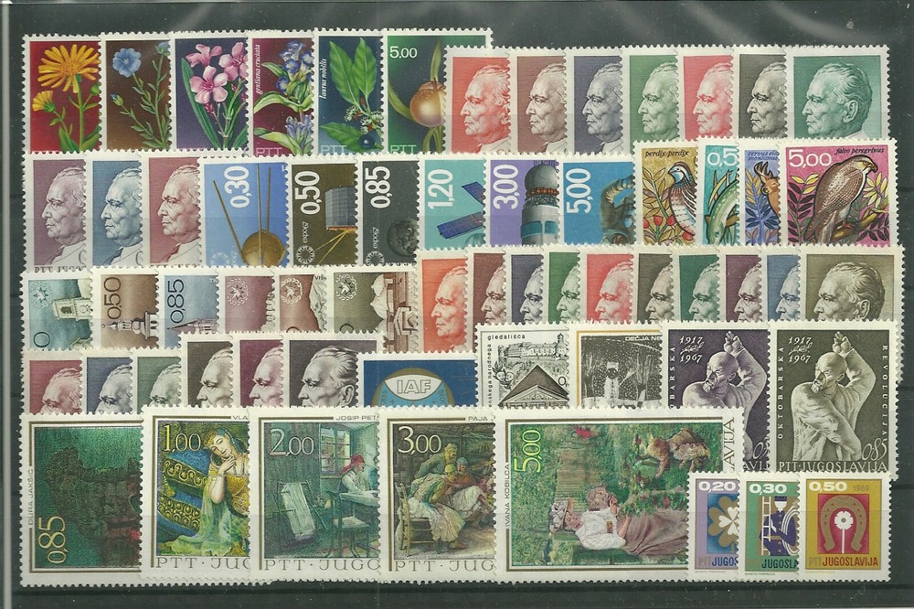 YUGOSLAVIA - COMPLETE YEAR 1967 MNH**