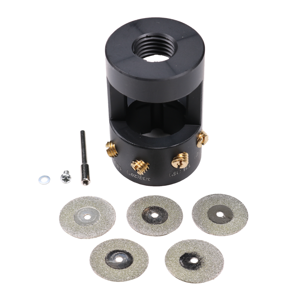 Tungsten Grinder Sharpener Multi-Angle Offsets Head Tool Fit For TIG Welding New