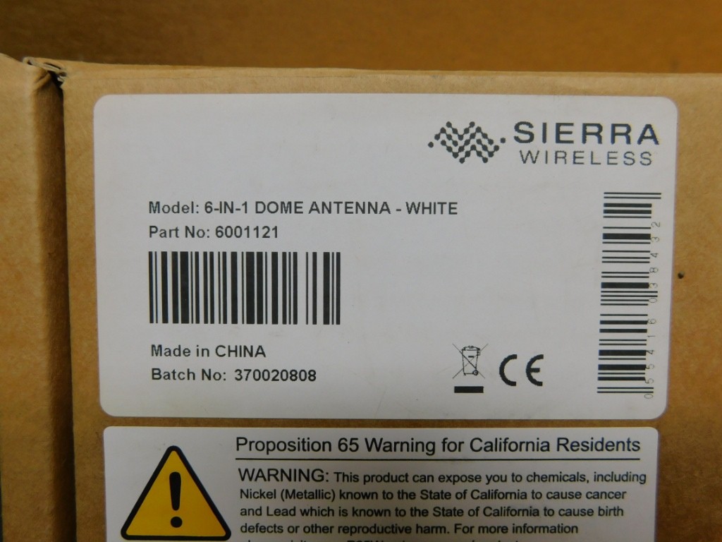 NEW Sierra Wireless 6-In-1 Dome Antenna -- White -- 6001121