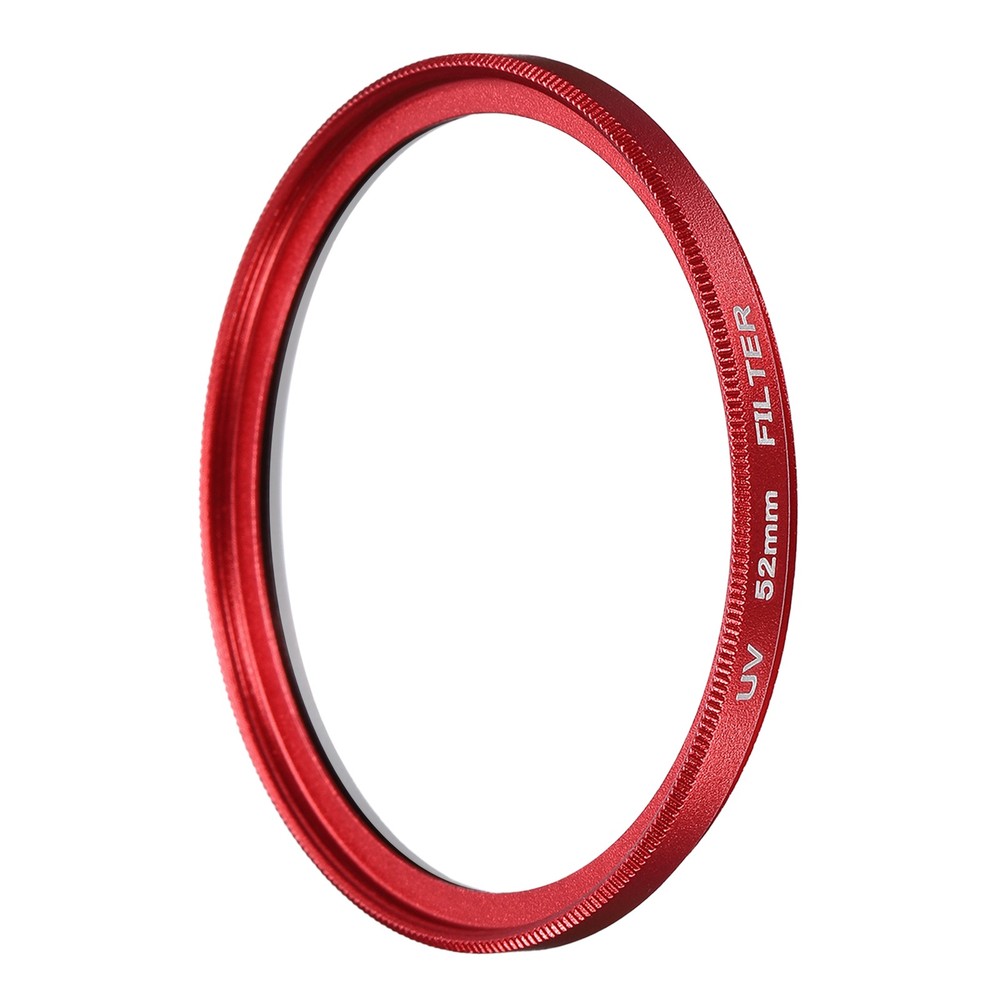 52mm Ultra Slim Lens Filter Multi Coating Camera Len Filter, Red