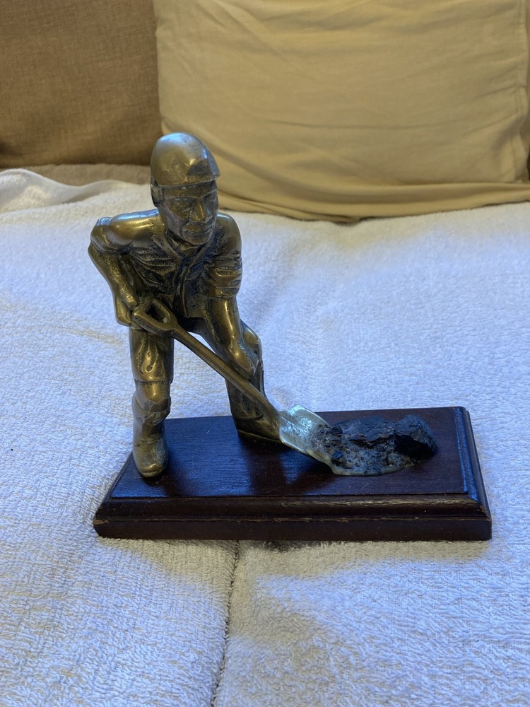 brass miner 7x7 inch