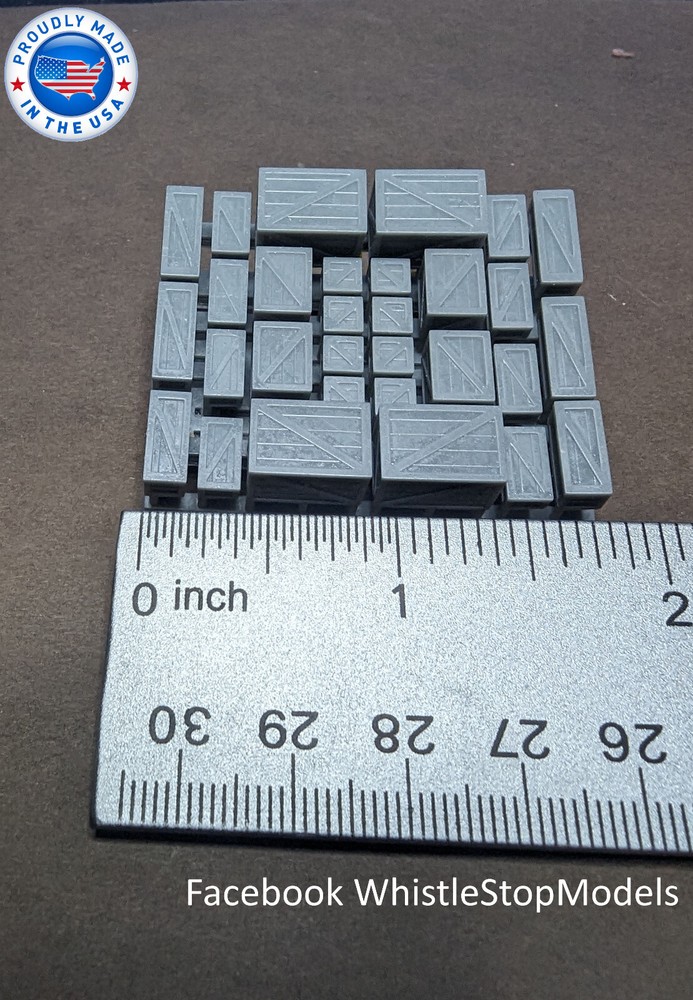 Z Scale Crate set of 30