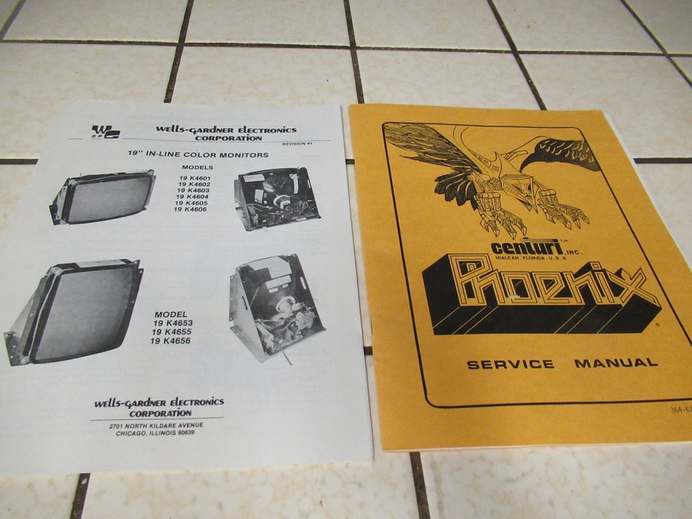 CENTURI PHOENIX SERVICE MANUAL 364-62-0100A