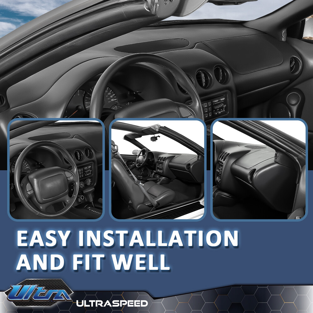 Fit For 97 98 99 Camaro/Firebird Upper Dash Pad Panel Replacement Black 10422746