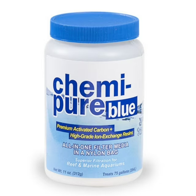 BOYD CHEMI PURE BLUE 11 OZ AQUARIUM FILTER MEDIA - CHEMIPURE CARBON GFO IN BAG