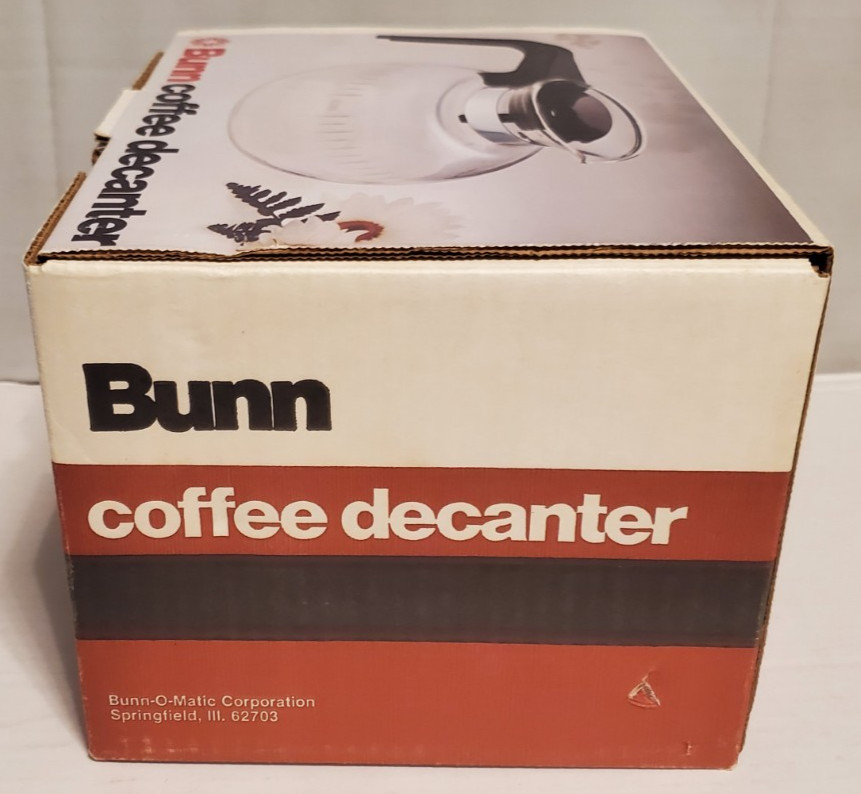 Bunn 8 Cup Replacement Glass Coffee Decanter, Black, Open Box