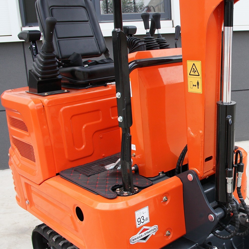 1 Ton Mini Excavator Mini digger Tracked with B&S Engine & Pilot Control System