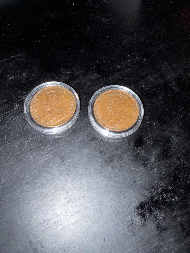 1917 and 1918 Canada Cents