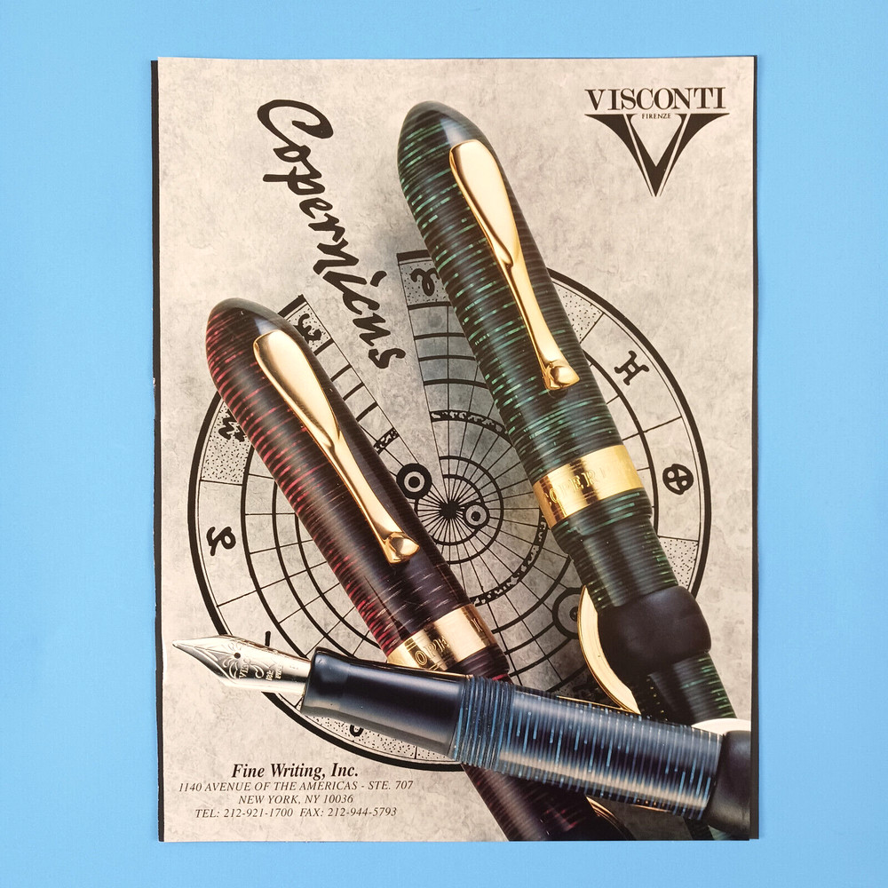 1997 Visconti Copernicus Fine Writing Instruments Print Advertisement