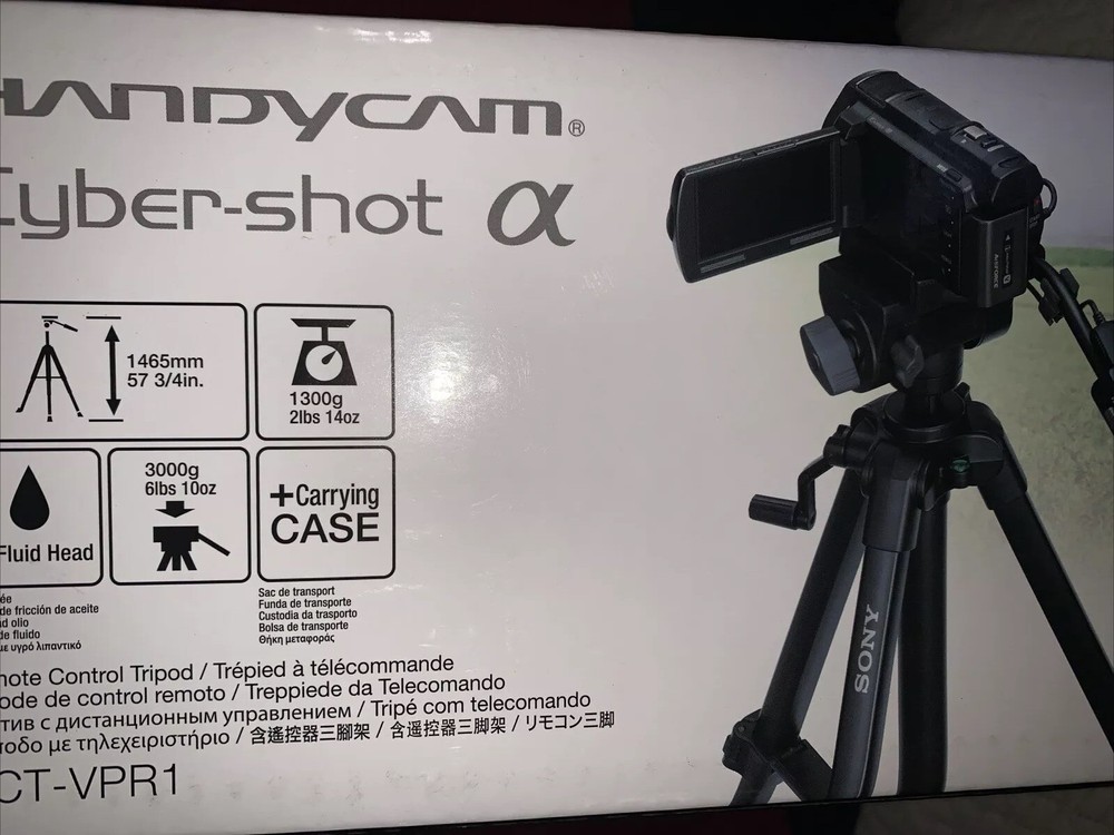 Sony VCT-VPR1 Compact Remote Control Tripod w/Case in the box !!!