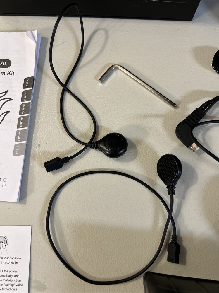 Freed Conn Motorcycle Helmet Bluetooth Intercom Lot T-COM VB SC ~UNTESTED~