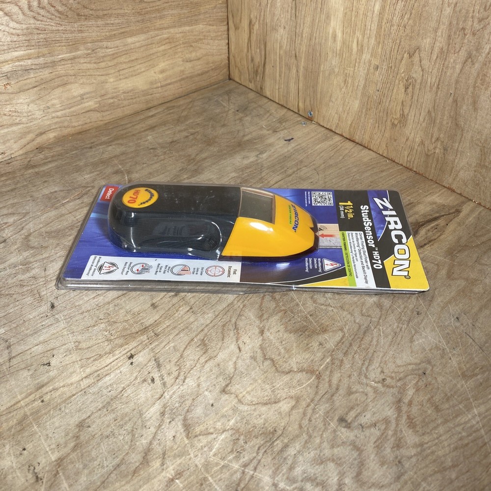 Zircon StudSensor HD70 Stud Finder with Wire Warning