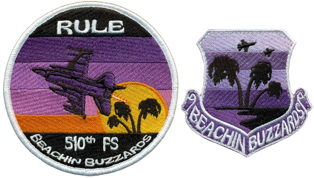 USAF 510th FIGHTER SQUADRON – COMBAT ARCHER 2024 – SET PATCH