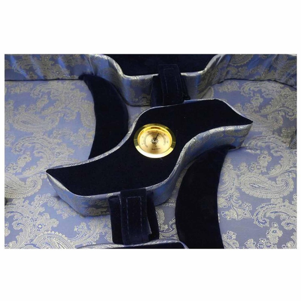 Double Violin Case Professional Hard Oxford Backpack Silk Lining Handle Storage
