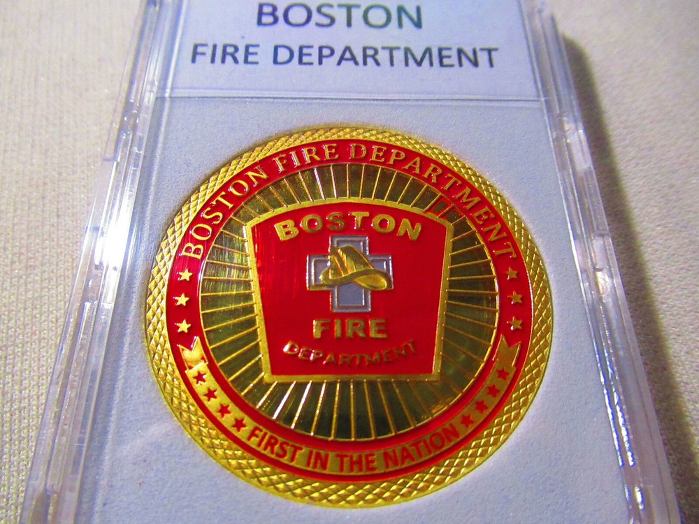 BOSTON Fire Dept. Challenge Coin