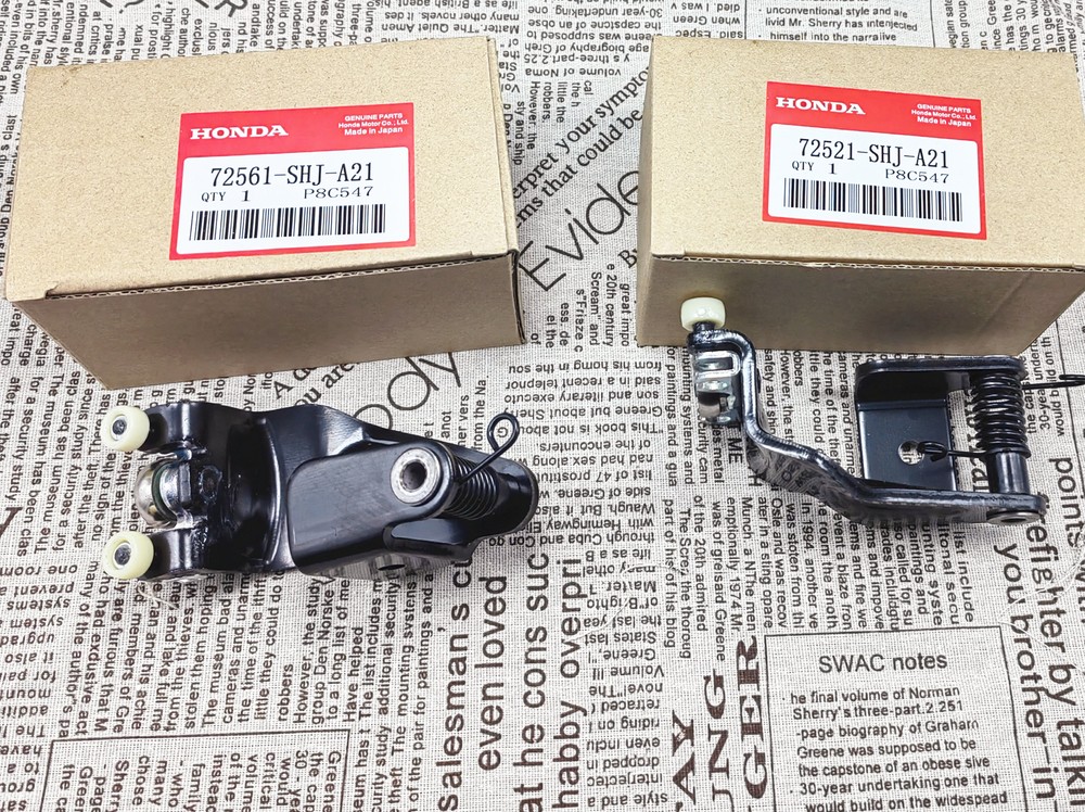 OEM SET Left Right Center Mount Sliding Door Rollers For 05-10 Honda Odyssey NEW