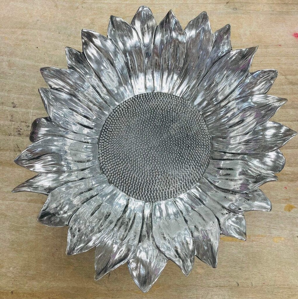 UTTERMOST SILVER SUNFLOWER BOWL