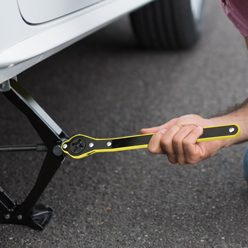 Auto Jack Ratchet Wrench Speed Handle Repair Tool Labor-Saving Jack