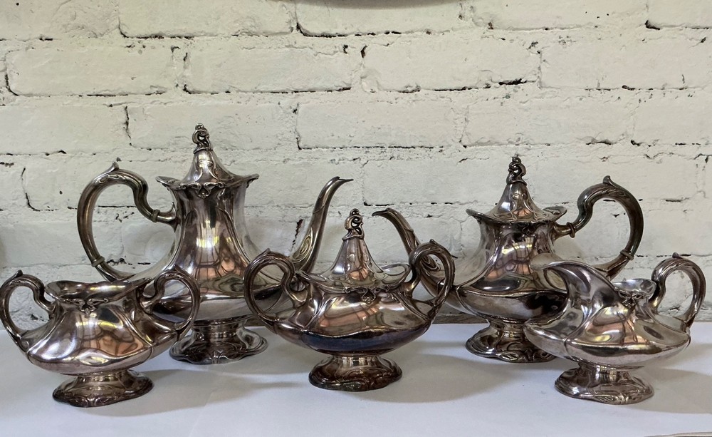 Reed & Barton Silver Plated 5 piece Tea Service